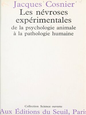cover image of Les névroses expérimentales